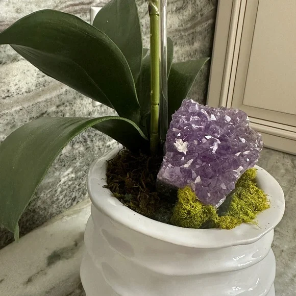 Neiman  Marcus Pink Faux Orchid - Picture 6 of 8